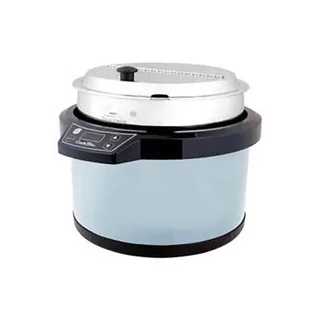 Bollitore Elettrico per Zuppa 10 Litri Grigio Chiaro - Scaldazuppa Professionale