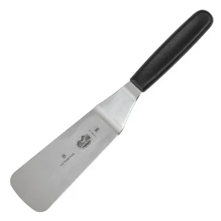 Bent Stainless Steel Spatula 15.5 cm - Professional Kitchen Knife