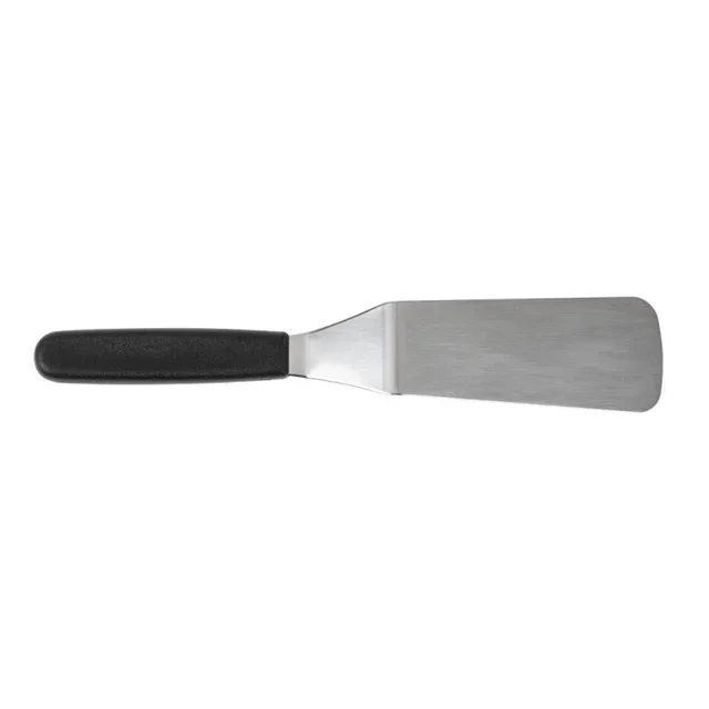 Bent Stainless Steel Spatula 15.5 cm - Professional Kitchen Knife