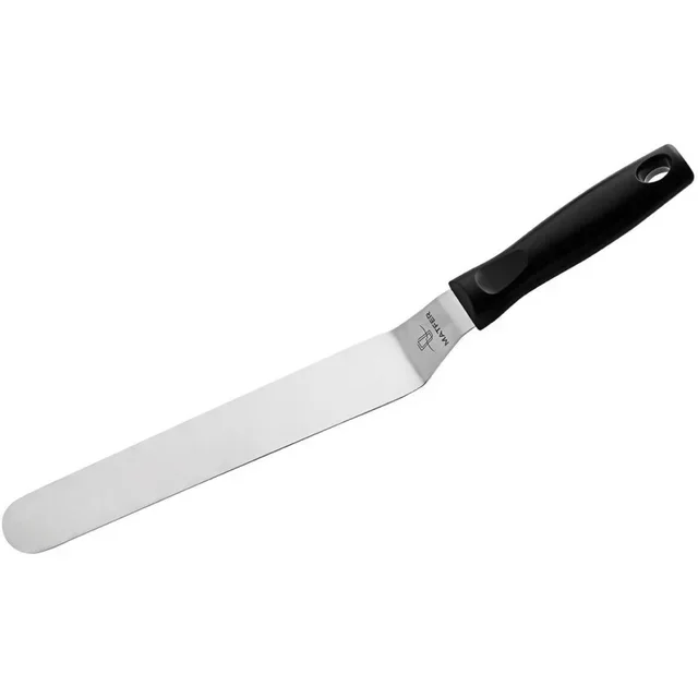 Angled Spatula with Ergonomic Handle - Length 205 mm