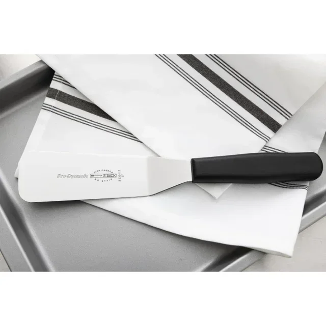 Spatule de Cuisine Coudée en Acier Inoxydable - 13 cm
