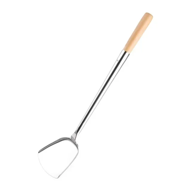 Stainless Steel Wok Spatula - Length 46 cm