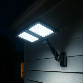 Solar Wall Spotlight Clipper Matt Black