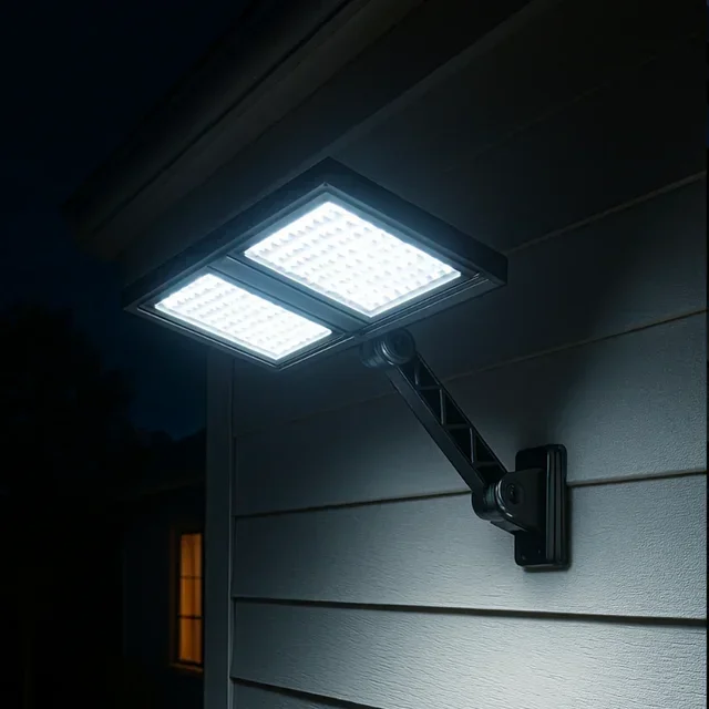 Solar Wall Spotlight Clipper Matt Black