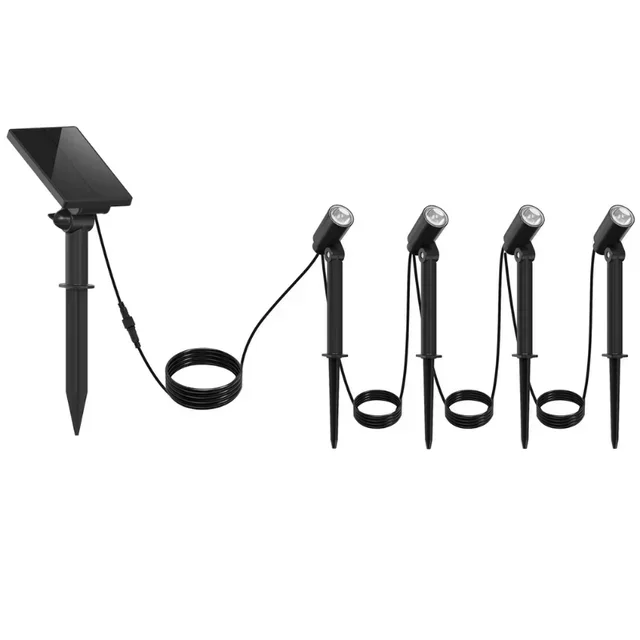 Spot Solaire Extérieur Mini Roundy - Pack de 4 Unités LED