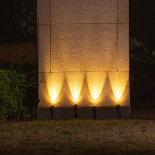 Spot Solaire Extérieur Mini Roundy - Pack de 4 Unités LED