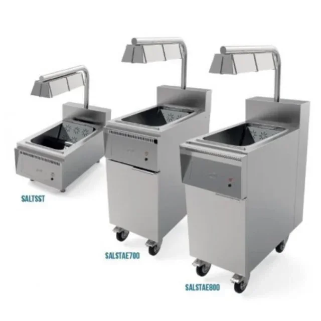 Postazione per Salatura con Lampada Riscaldante - Gamma ST Friggitrice