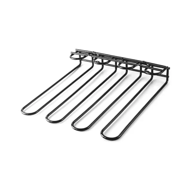 Double Wall Cup Holder 12 Units - 6 mm Diameter Black Finish