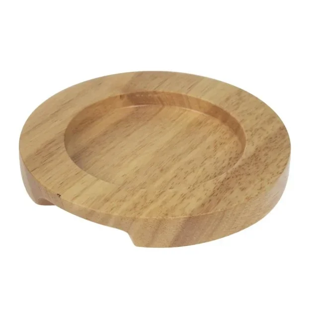 Support en Bois Naturel pour Mini Cocotte et Poêlon