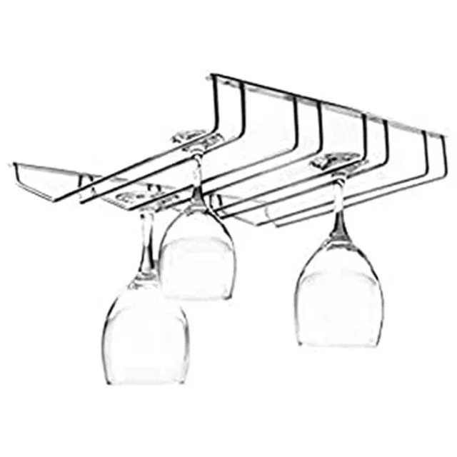 Porta-copos Quádruplo em Aço Inoxidável - Diâmetro 6 mm