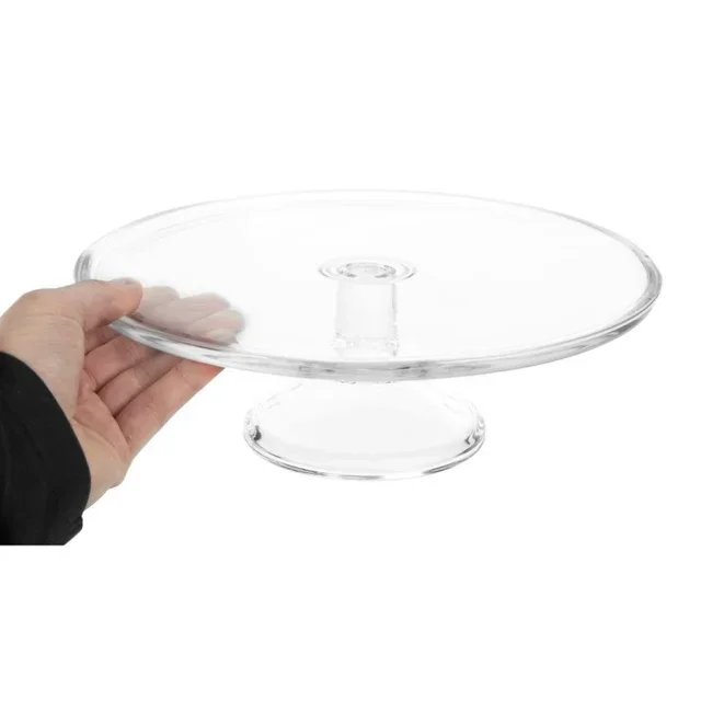 Support à Gâteau en Verre Transparent - Diamètre 305 mm