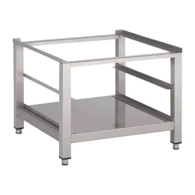 Stainless Steel Dishwasher Stand with Lower Shelf - 60x60 cm