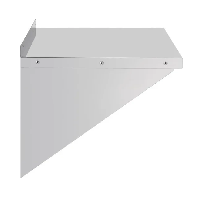 Wall Mounted Kitchen Microwave Oven Shelf - 56 x 56 cm