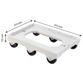 Support de Roulement à 6 Roues avec Axe en Acier