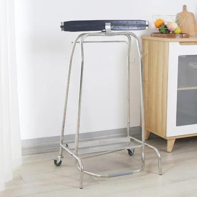 Soporte para bolsa de basura de acero inoxidable 110 L