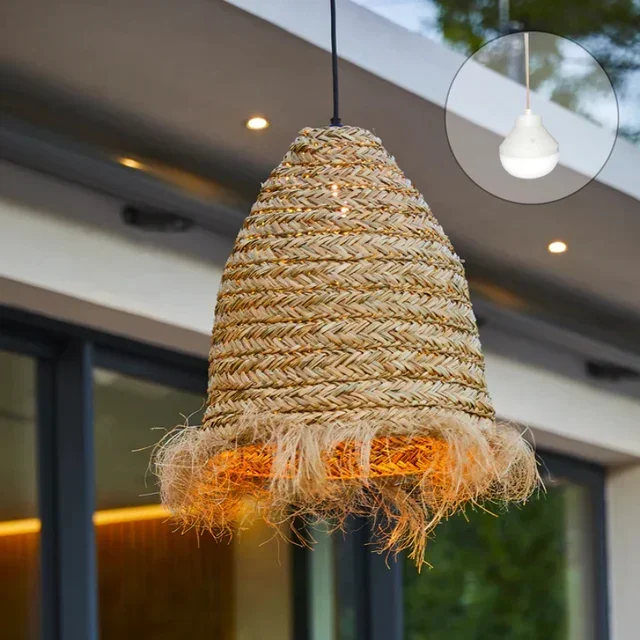 Anafi Nomad - Bohemian Woven Seagrass Pendant Light