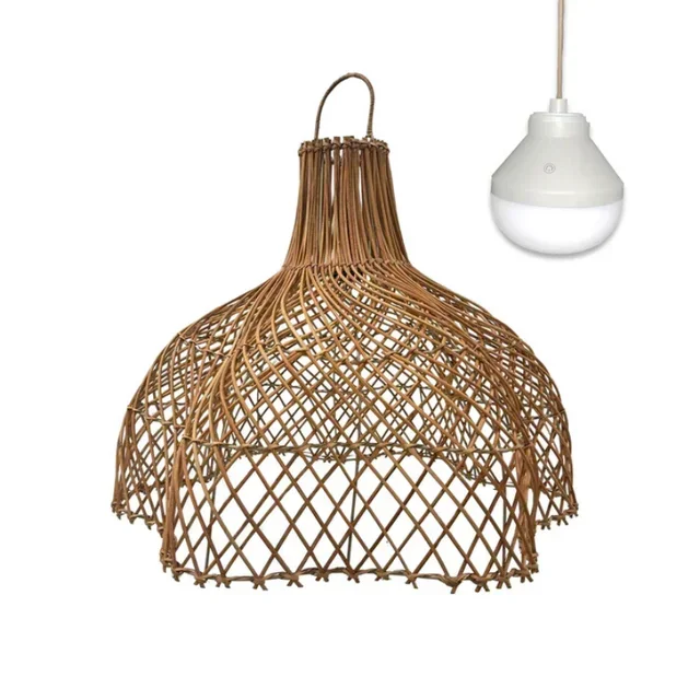 Aria Nomad - Natural Woven Rattan Pendant Light