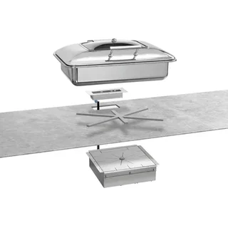 Placa Aquecedora por Indução 650W - Aquecedor de Alimentos Profissional