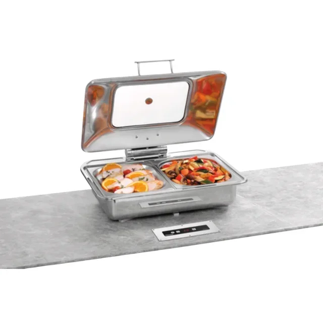 Placa Aquecedora por Indução 650W - Aquecedor de Alimentos Profissional