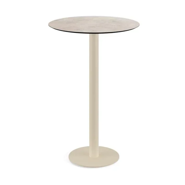 Urban Standing Table Sand Base and Moonstone Top - Ø 70 cm
