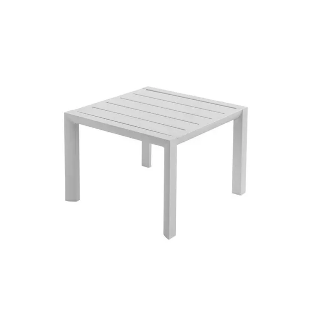 Mesa de Centro Cuadrada Sunset 50x50 cm - Acabado Blanco