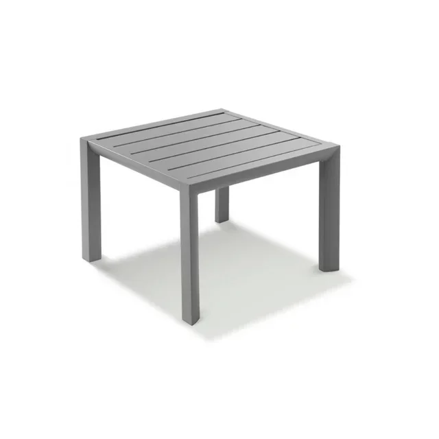 Mesa de Centro Cuadrada Sunset 50x50 cm - Acabado Gris Platino