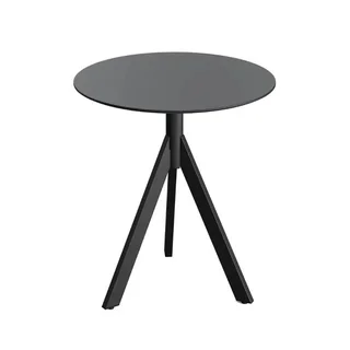 Bistro Table Infinity Tripod Base Black with HPL Top Ø 70 cm