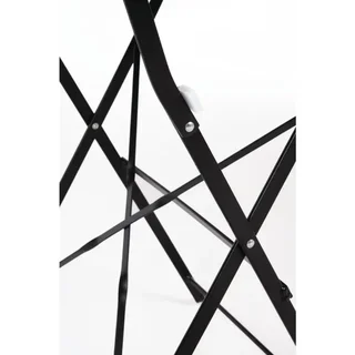 Square Bistro Style Table Wood Imitation 60 cm