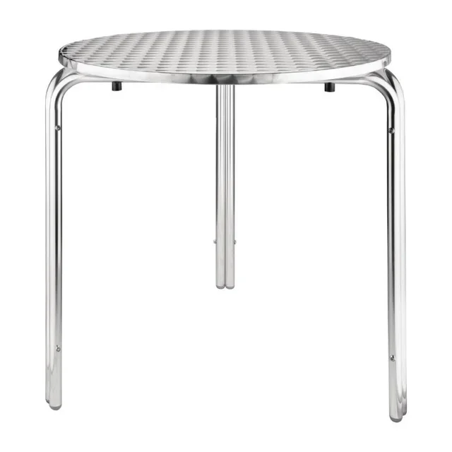 Round Bistro Table Stainless Steel - 70 cm Diameter