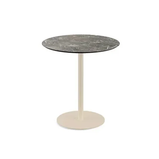 Bistro Table Urban - Sandy Base and Galaxy Marble Top - Diameter 70 cm