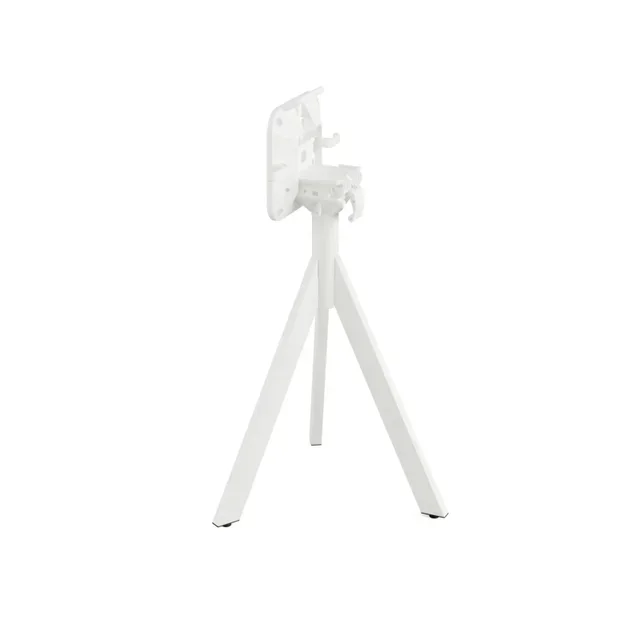 Bistro Table 70x70 cm - White Infinity Tripod Base and Black HPL Top