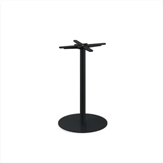 Bistrotisch Urban 70x70 cm - Schwarzes Gestell und Tischplatte
