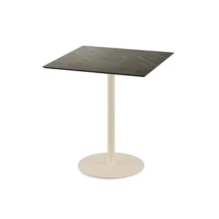Bistro Table Urban 70x70 cm - Sandy Base and Midnight Black Marble Top