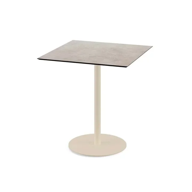 Bistro Table Urban 70x70 cm - Sand Base and Moonstone Top