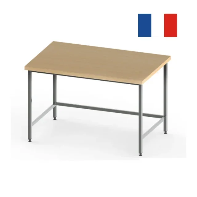 Bakery Work Table - Length 120 cm - Professional Stainless Steel