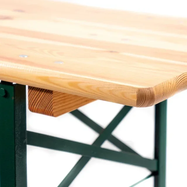 Table de Brasseur en Bois 220x70x78 cm - Style Industriel