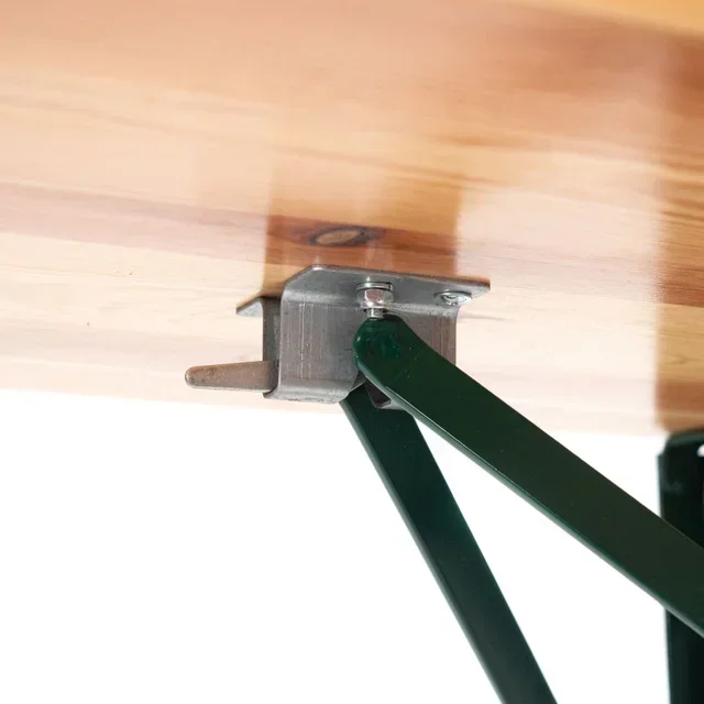 Table de Brasseur en Bois 220x70x78 cm - Style Industriel