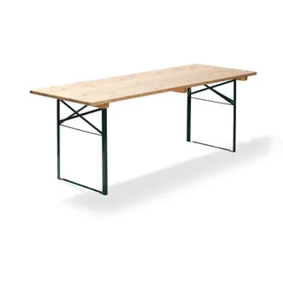 Table de Brasseur en Bois 220x70x78 cm - Style Industriel