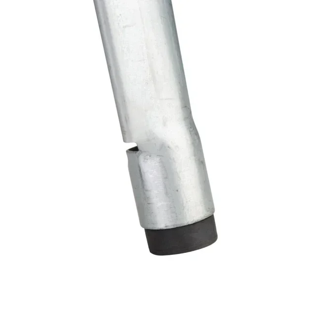 Square Steel Table Grey – Width 668 x Depth 668 mm