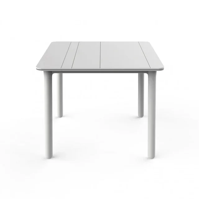 Noa Square Table 90x90 cm - White Top and Legs