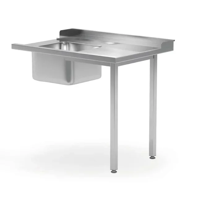 Mesa de Prelavado para Lavavajillas - Tanque de Enjuague Posición Izquierda