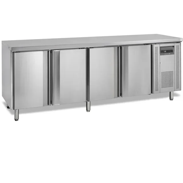 Tavolo di Congelamento Professionale in Acciaio Inox - 4 Porte - 460 Litri