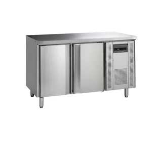 Stainless Steel Negative Temperature Refrigerated Table 2 Gastronorm 1/1 Doors