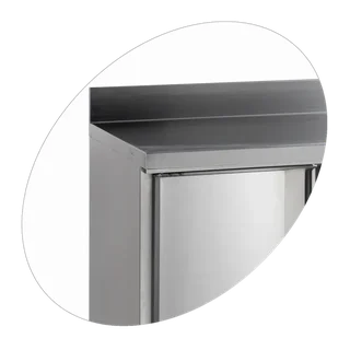 Stainless Steel Negative Temperature Refrigerated Table 2 Gastronorm 1/1 Doors