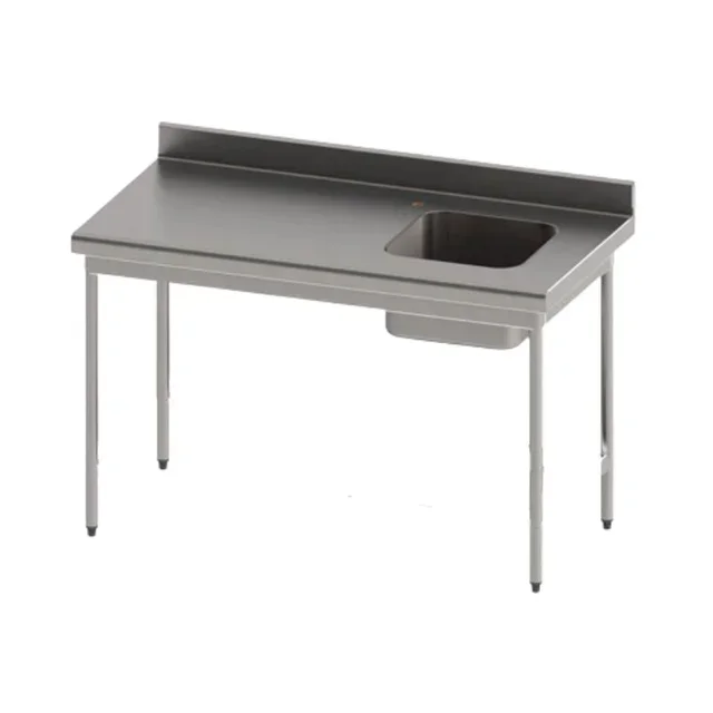 Chef's Table with Shelf - 700 x 700 mm