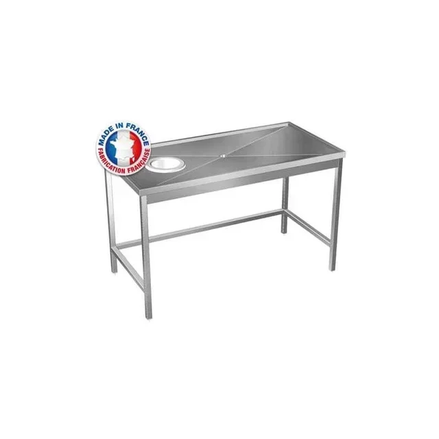 Personalisierte Abräumtisch - Breite 851-1050 mm