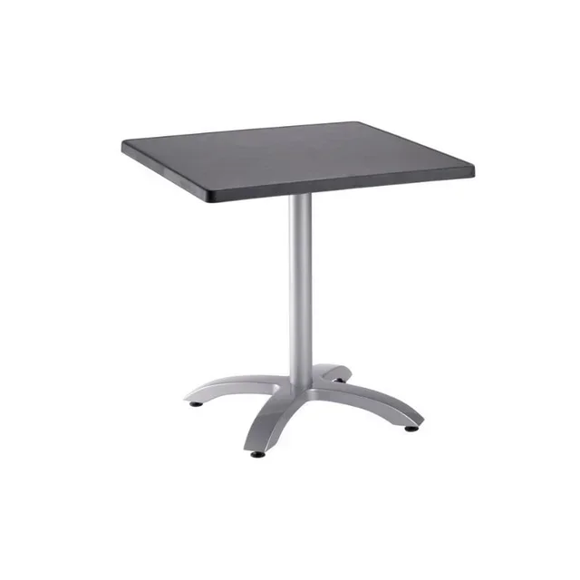Square Garden Table Ecofix 70x70 cm - Anthracite