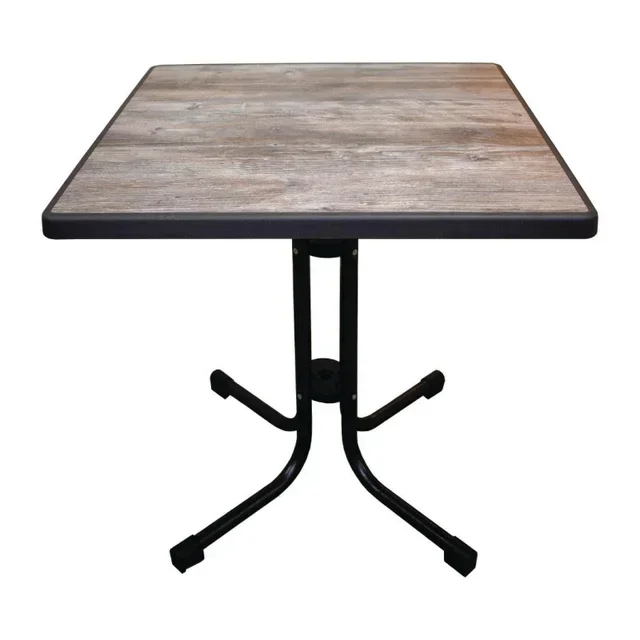 Foldable Outdoor Table Limburg Retro Style 70x70 cm