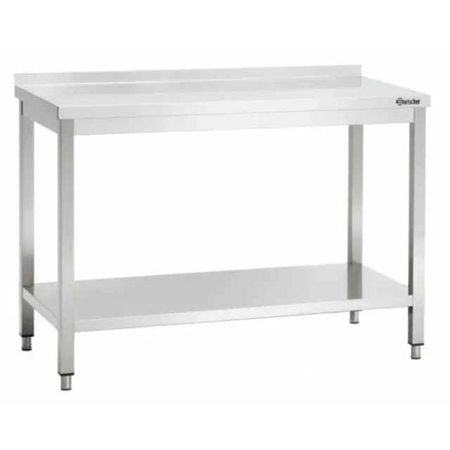 Stainless Steel Work Table with Backsplash - Length 1600 x Depth 600 mm