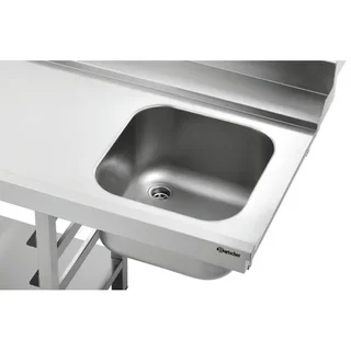 Sorting Table with 1 Left Basin - Dimensions 1200 x 715 mm